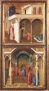 Ambrogio Lorenzetti St Nicholas Offers Three Girls Their Dowry oil on canvas